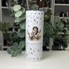 Artemis goddess tumbler front with her portrait