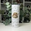 Blodeuwedd Goddess Tumbler, 20oz Skinny with Straw Blodeuwedd goddess tumbler front with her portrait