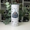 Cailleach goddess tumbler front with her portrait