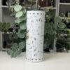 Artemis goddess tumbler 20oz, side view of the pattern