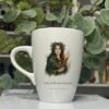 Diana Goddess Mug 13oz Diana goddess mug 13oz, picture side with her portrait and title, Mystic Grove