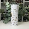 Diana goddess tumbler 20oz, side view of the pattern