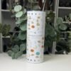 Coyolxauhqui goddess tumbler 20oz, back with her name