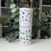 Morrigan goddess tumbler 20oz, back with her name