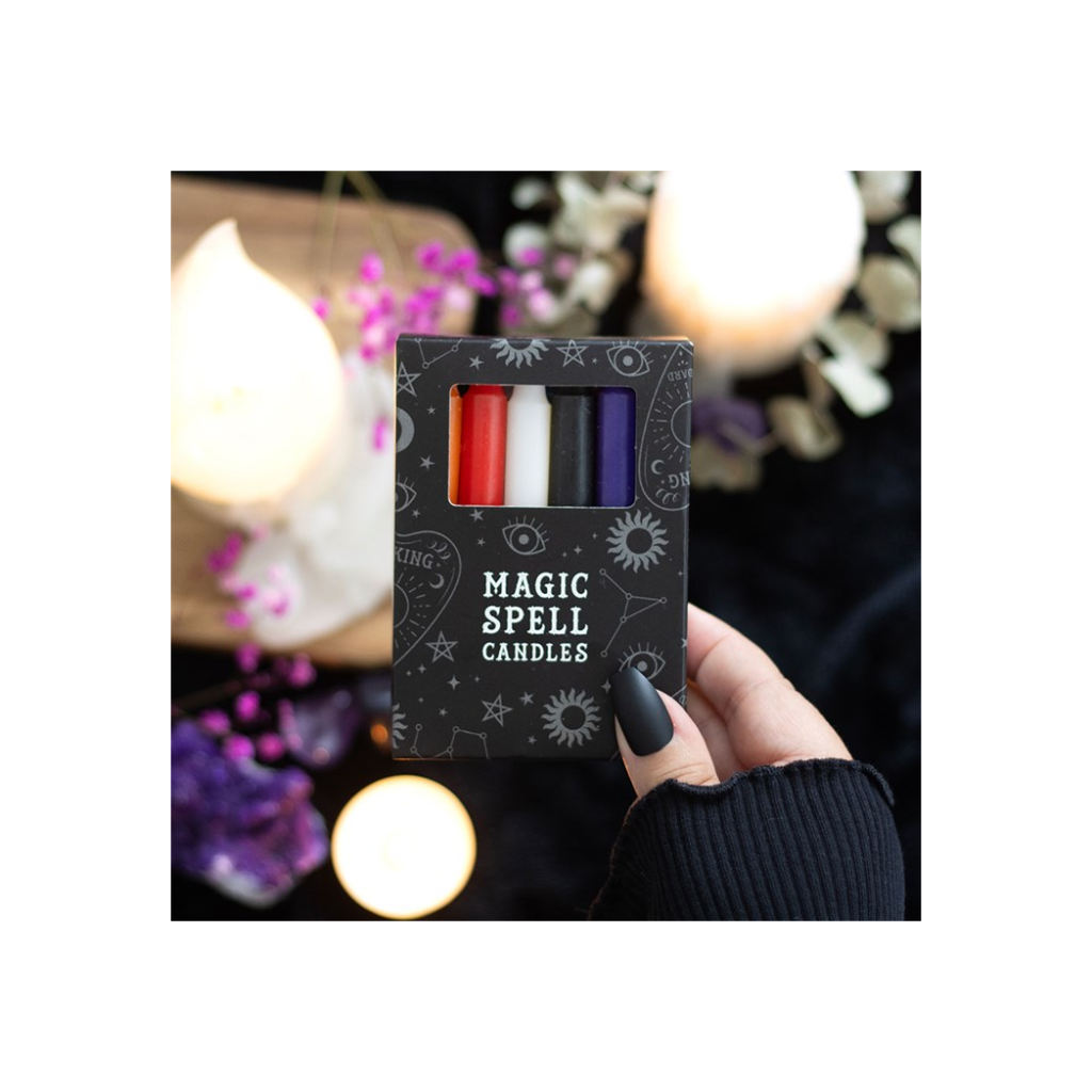 Mixed spell candles, box of 12