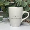 Cailleach Goddess Mug 13oz Cailleach goddess mug 13oz, name side with crescent moon and leaf sprigs