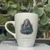 Cailleach Goddess Mug 13oz Cailleach goddess mug 13oz, picture side with her portrait and title, Mystic Grove