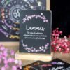 Wheel of the Year Altar Cards with Wooden Stand