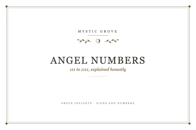 Angel Numbers Explained: What 111, 444 and 1111 Mean, and Where the Idea Comes From
