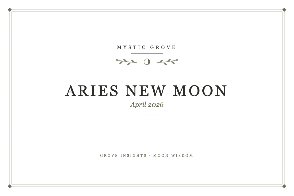 Aries New Moon April 2026