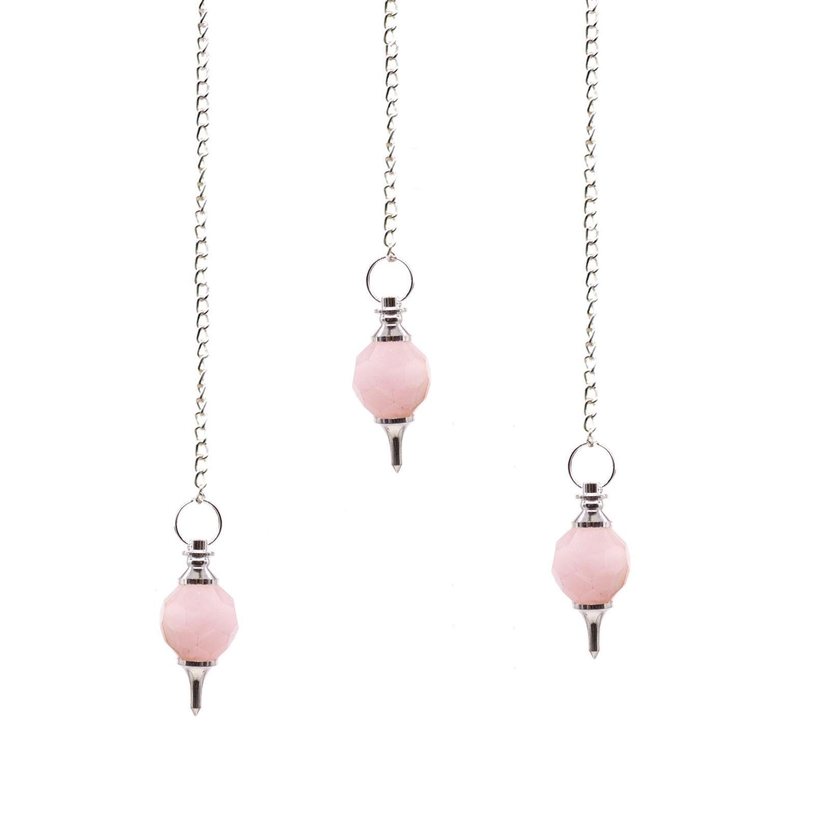 bG9jYWw6Ly9tZWRpYS85Ry8yQy82MFIzMEMxRzZXUzMyQzlHL2ZlNjNlNzY4LmpwZWc.jpg Faceted rose quartz pendulum with gemstone sphere view 2