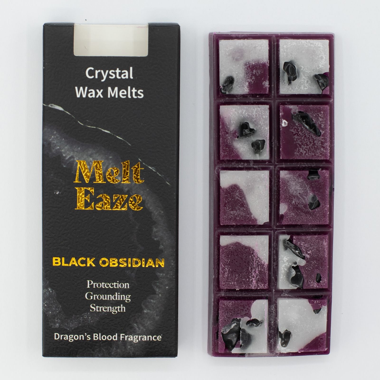 Dragons Blood Wax Melts 50g, Obsidian Shield Crystal Melt view 4