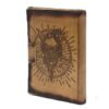 Pentagram and Skull Leather Journal, 18 x 13cm view 8