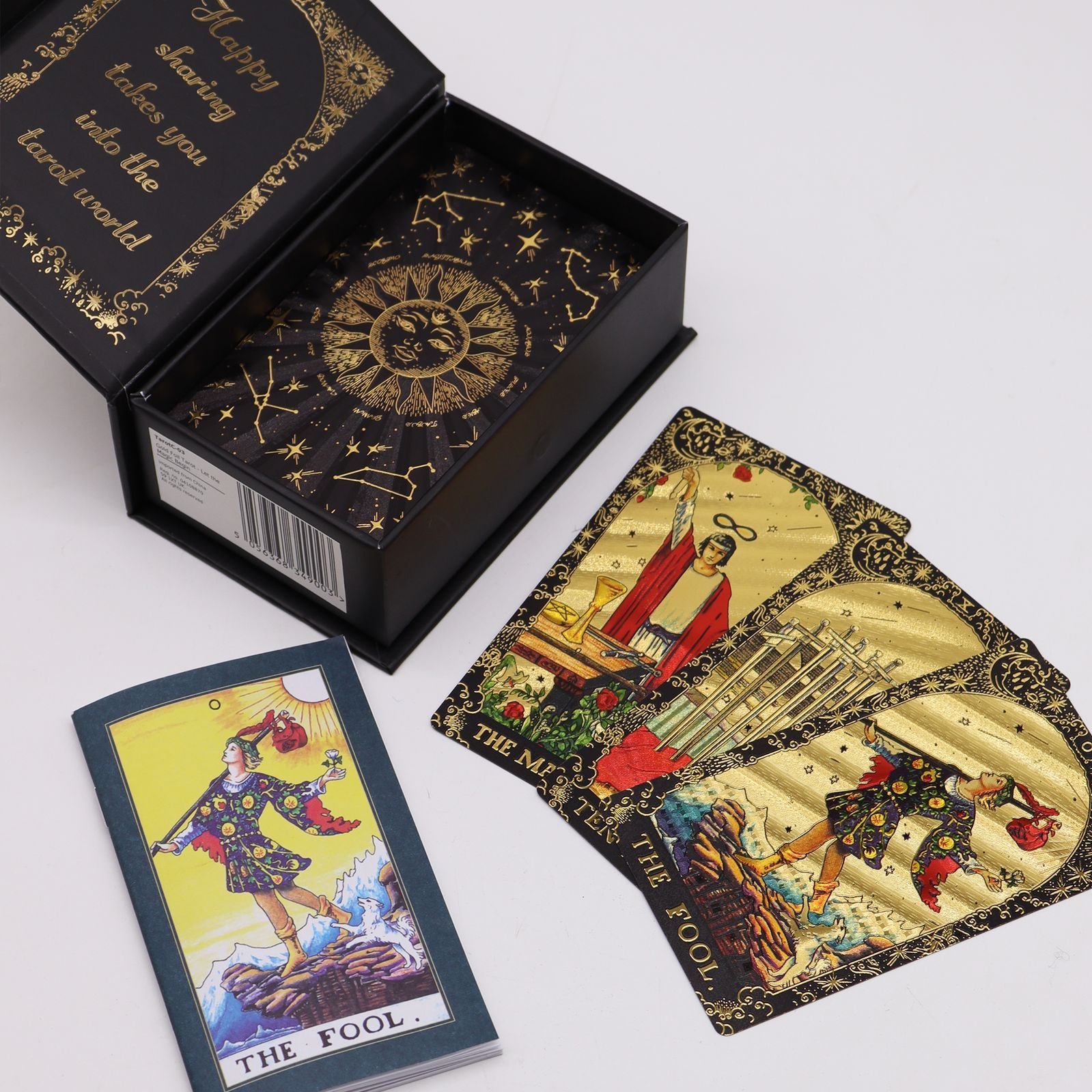 Let the Magic Begin - Gold Foil Tarot Deck