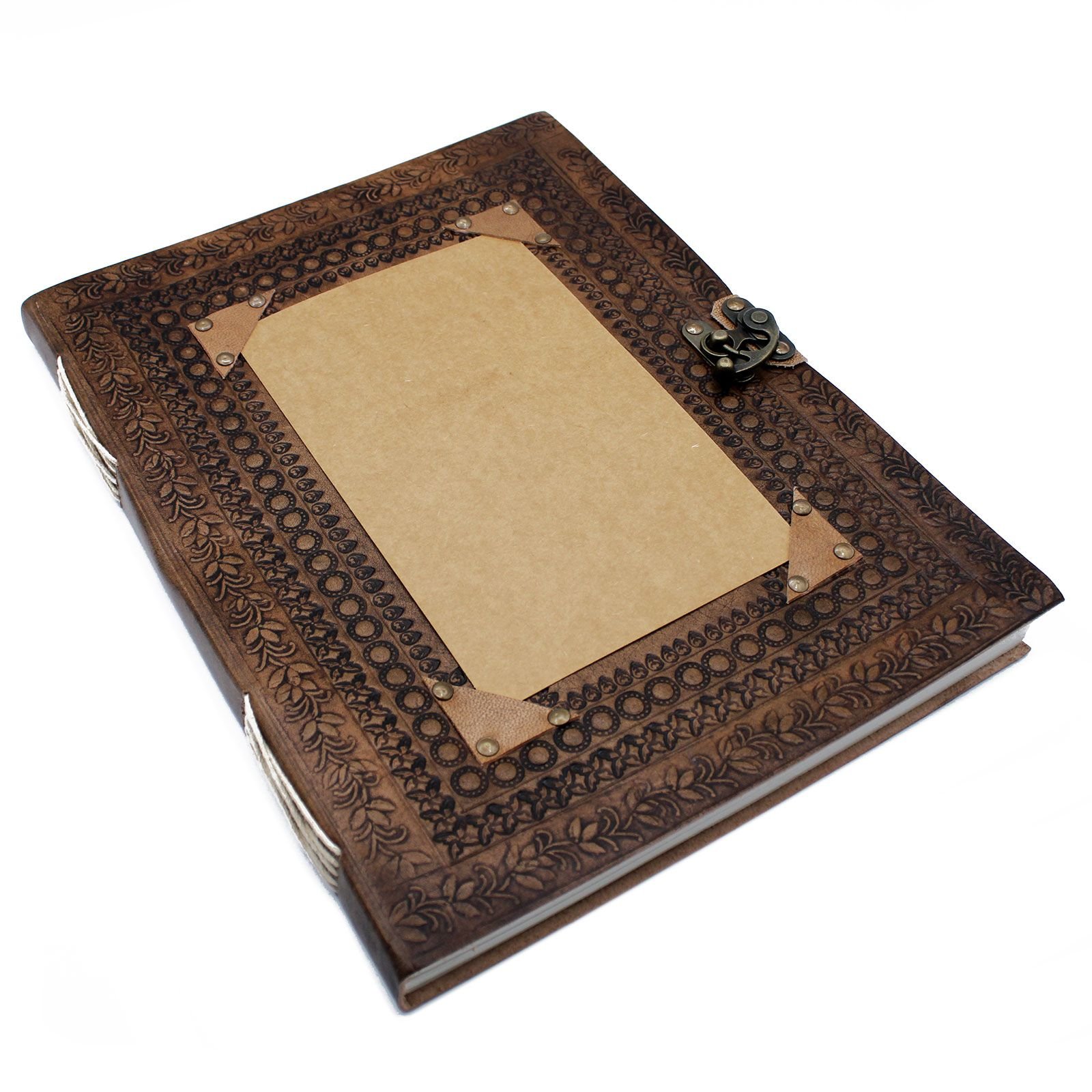 Large Leather Visitor Book, 33 x 25cm view 4