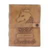 Checkmate Leather Journal Light Tan 20 x 15cm