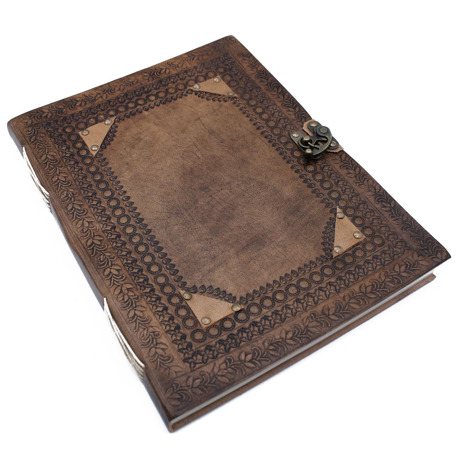 Large Leather Visitor Book, 33 x 25cm view 5