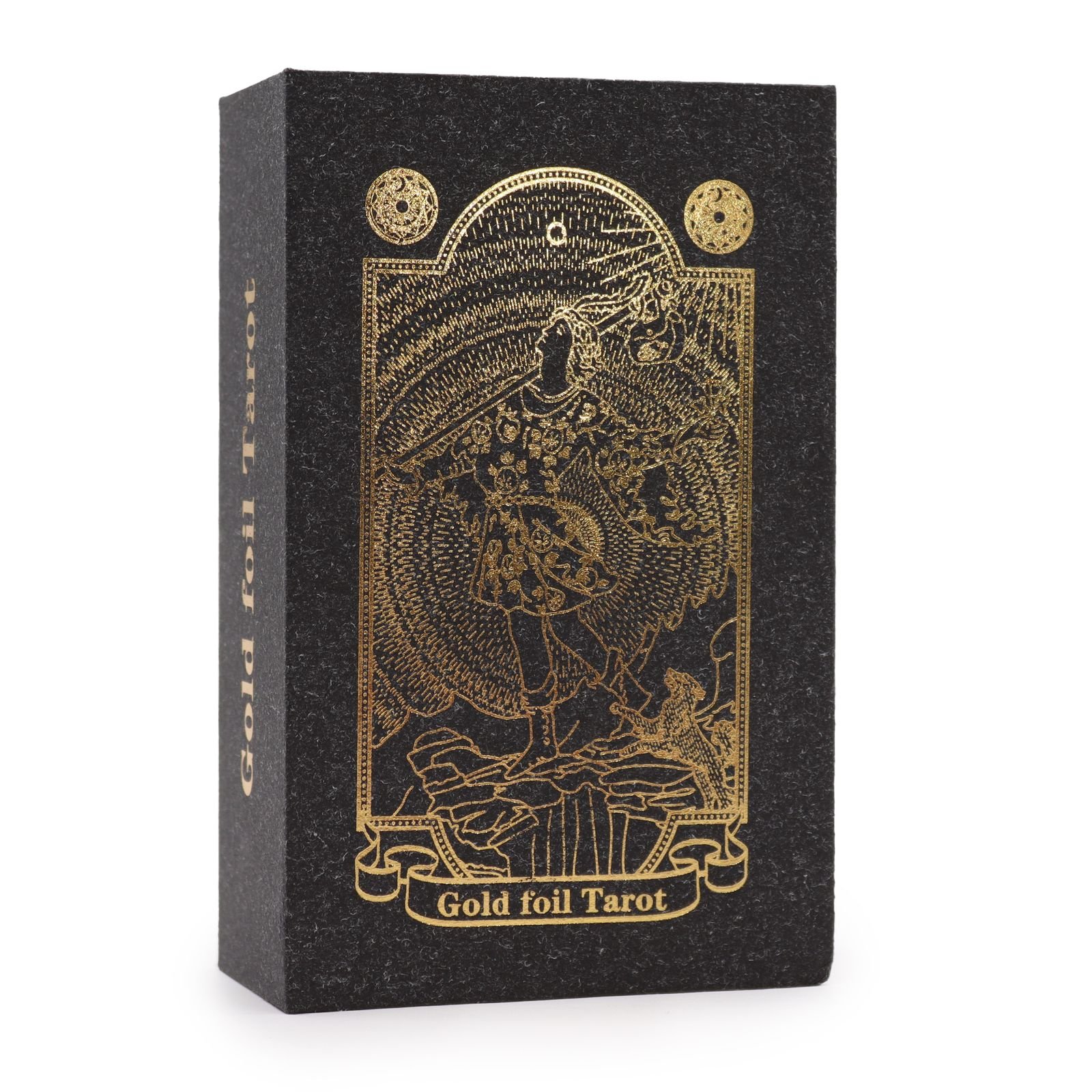bG9jYWw6Ly9tZWRpYS85TS80RS82MFIzMEMxSDc0UjM0RTlNLzE5MGZhZTI4LmpwZWc.jpg Gold Foil Tarot Deck