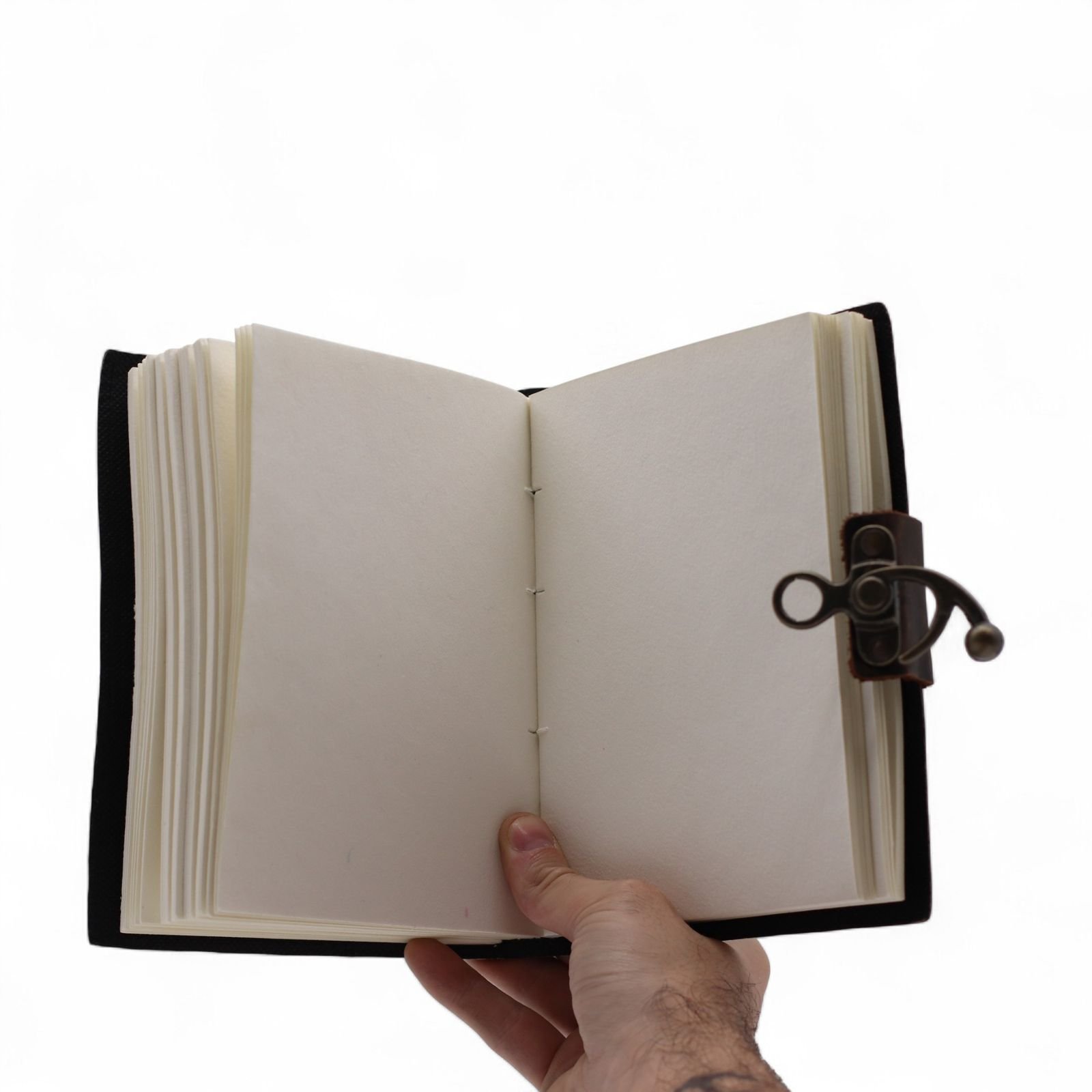 Stop Doomscrolling Leather Notebook 17.8 x 12.7cm
