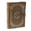 mandala leather journal Mandala Leather Journal with Clasp, 18 x 13cm