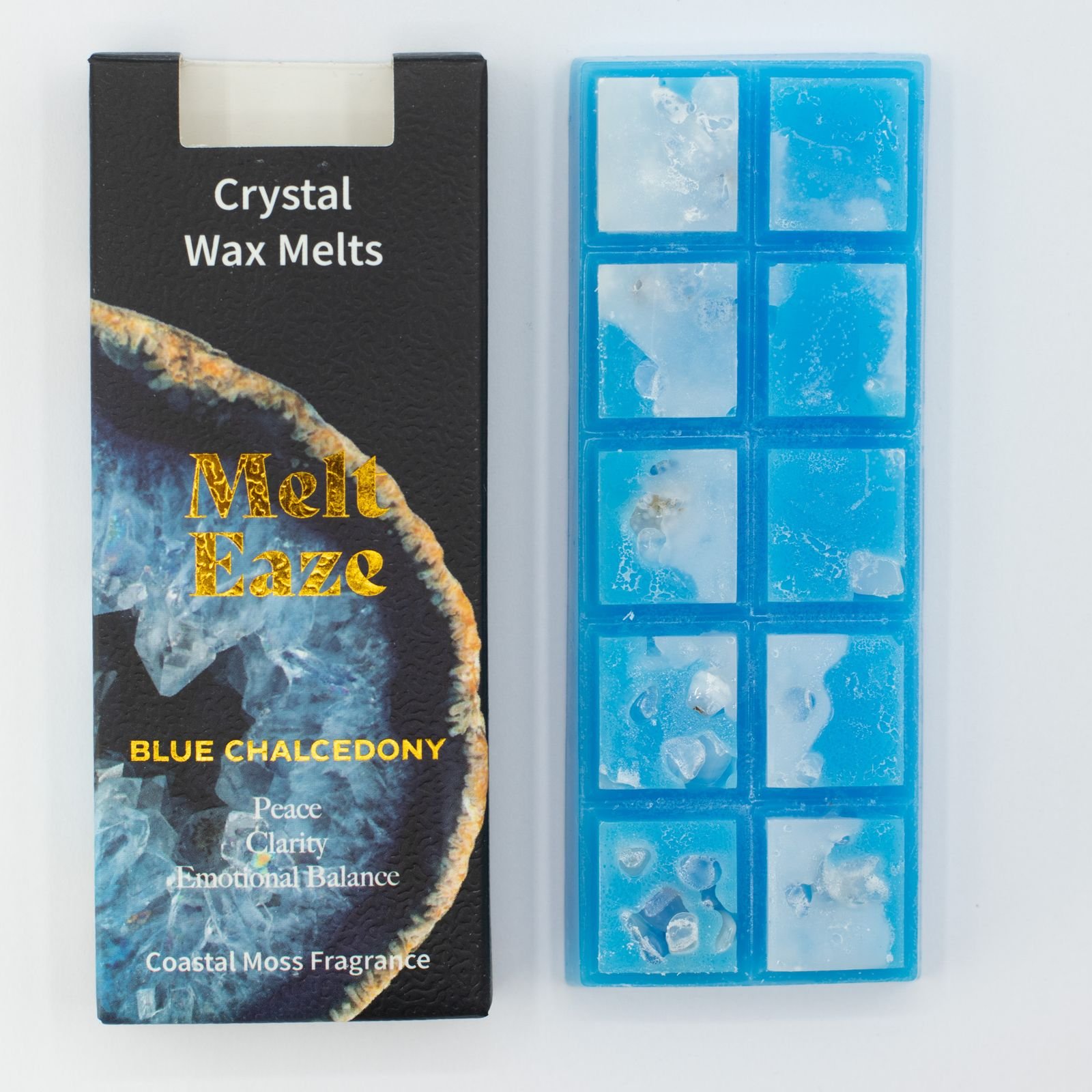 Coastal Moss Wax Melts 50g, Aquamarine Wave Crystal Melt view 5