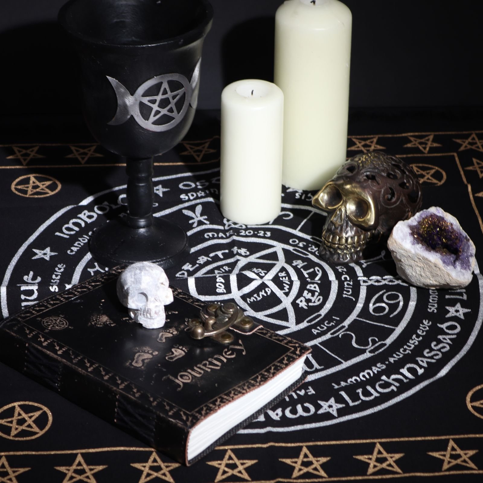 Wheel of the Year Altar Cloth 50 x 50cm view 2
