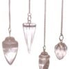bG9jYWw6Ly9tZWRpYS85US9DRC82MFIzMEMxRzY4UjNDRDlRL2U0ODM3MGE2LmpwZWc.jpg Clear Quartz crystal pendulum 4cm, assorted shapes view 2