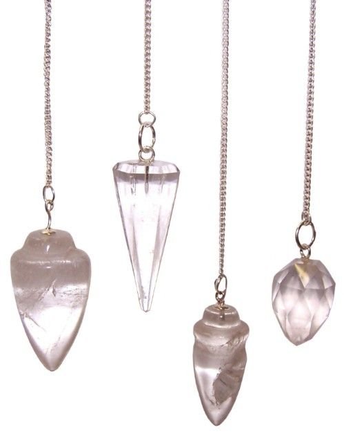 bG9jYWw6Ly9tZWRpYS85US9DRC82MFIzMEMxRzY4UjNDRDlRL2U0ODM3MGE2LmpwZWc.jpg Clear Quartz crystal pendulum 4cm, assorted shapes view 2