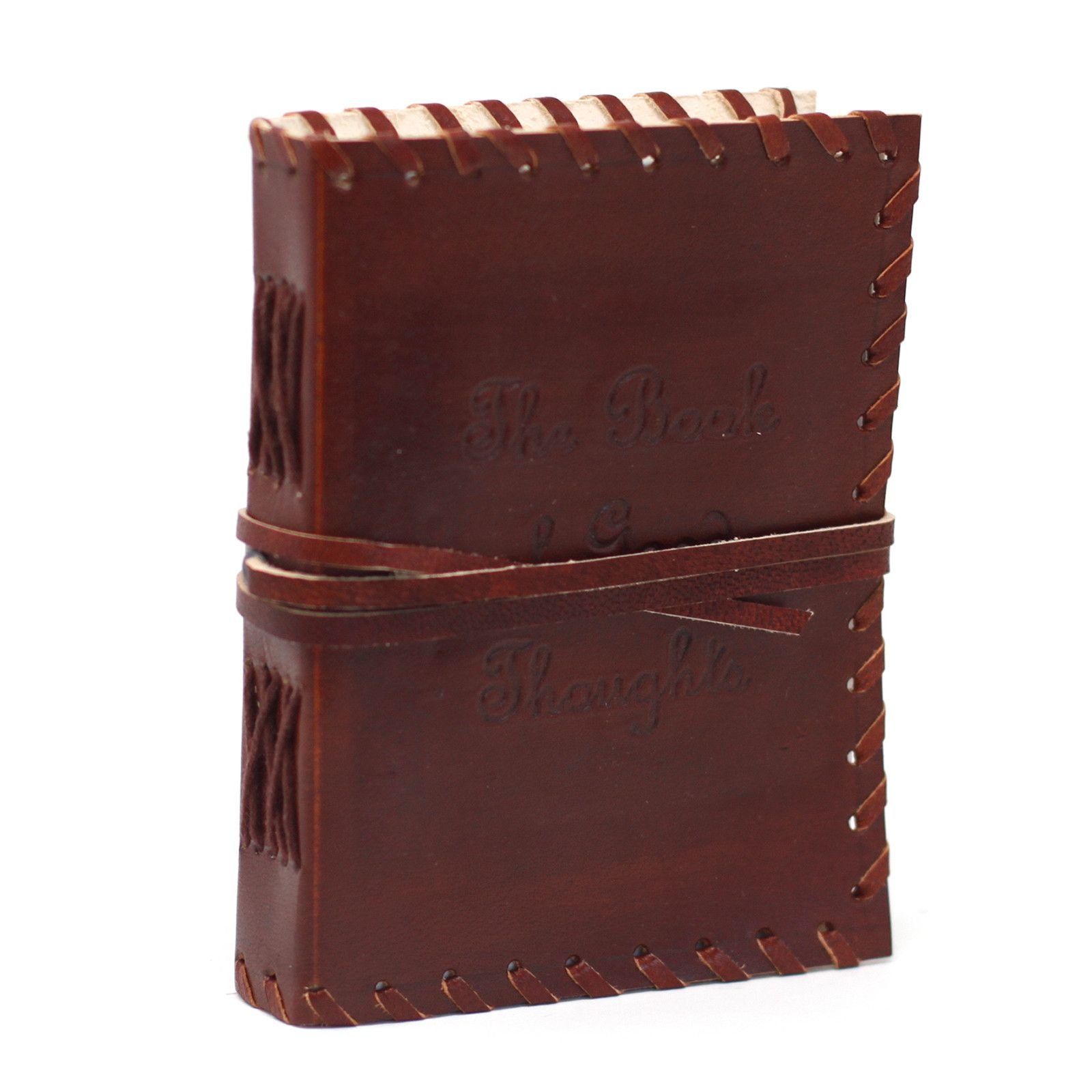 bG9jYWw6Ly9tZWRpYS85Ui80Qy82MFIzMEMxRzZNVjM0QzlSLzU4ODliMGYxLmpwZWc.jpg leather journal with wrap Book of Thoughts Leather Journal with Wrap, 15.5 x 12cm