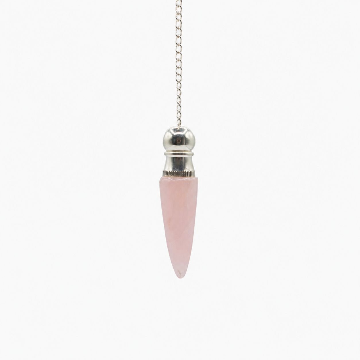 bG9jYWw6Ly9tZWRpYS85Ui8wRC82MFIzMEMxSjZHUjMwRDlSLzUyODgwNDZmLnBuZw.jpg Rose Quartz chamber pendulum with silver plated cavity