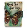 butterfly leather journal Never Hide Your Wings Leather Journal, 18 x 13cm
