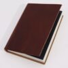 Dark Tan Leather Notebook Lined, 18 x 13cm view 2