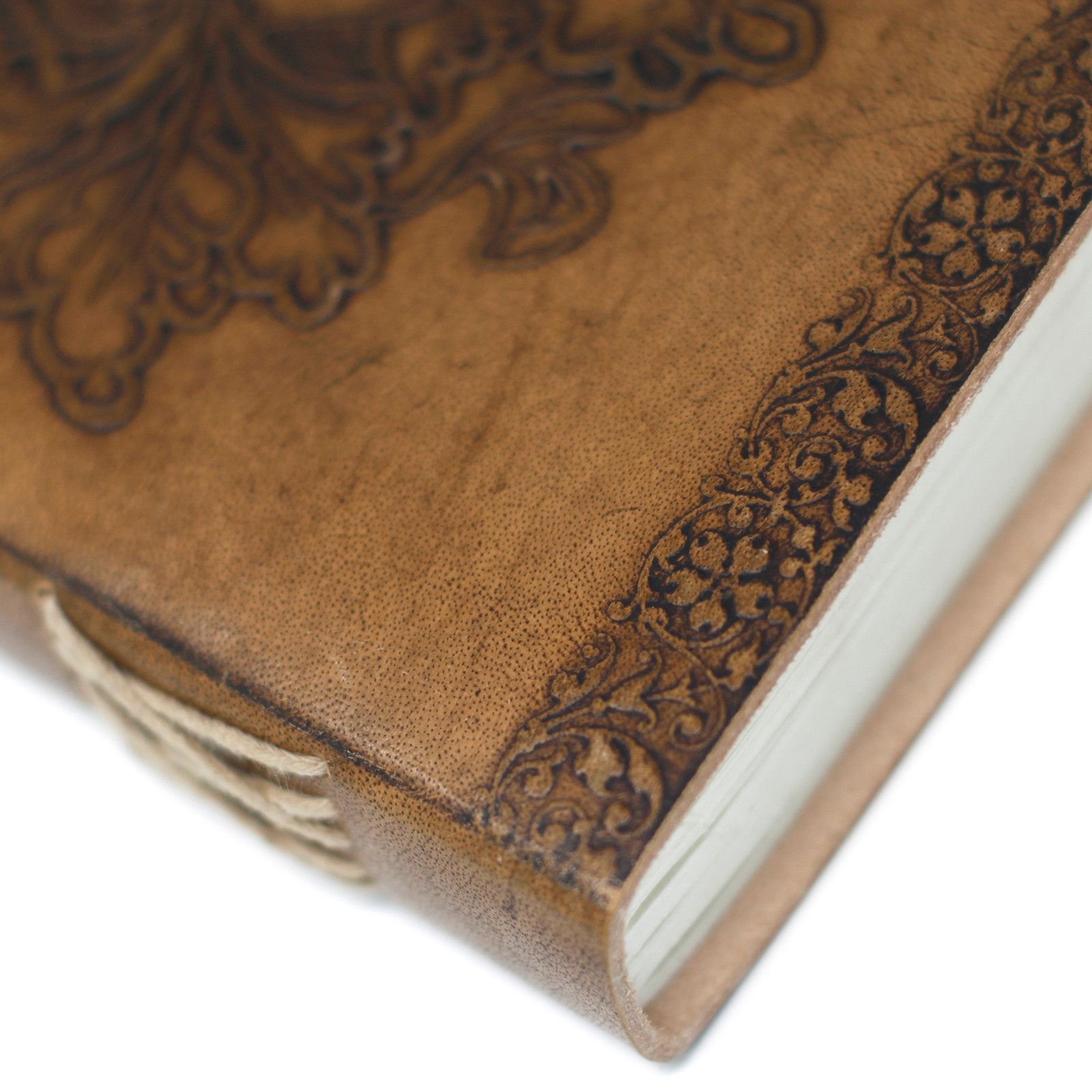 Greenman Leather Journal with Clasp, 15 x 20cm view 7