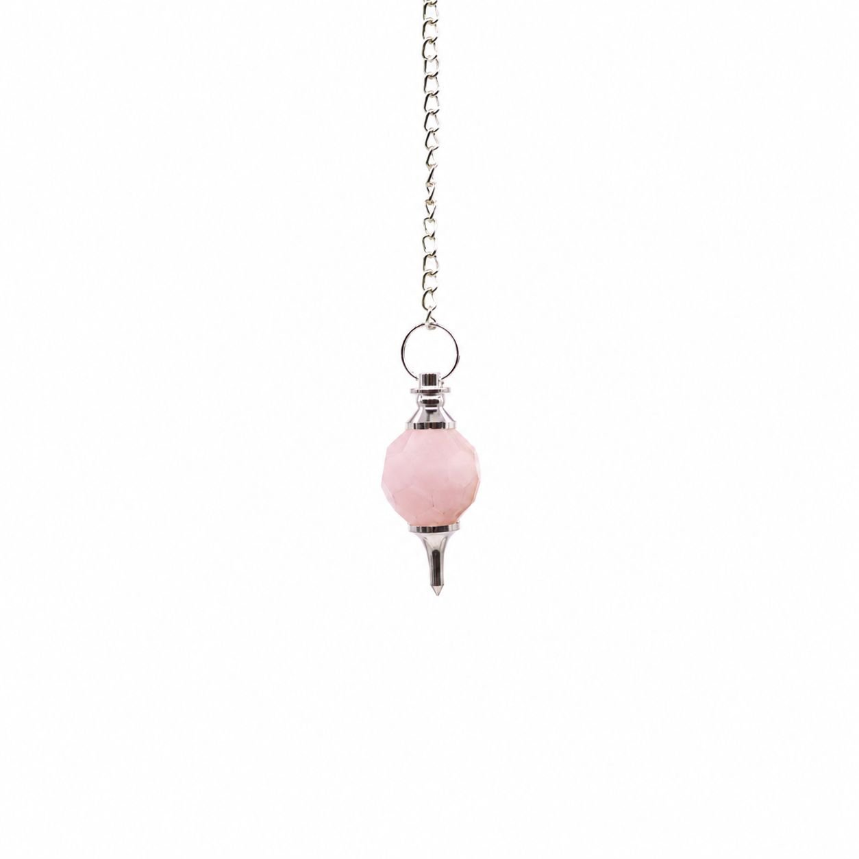 bG9jYWw6Ly9tZWRpYS8xSC9FQy82MFIzMEMxSjZDV0tFQzFILzI5MzEzODVmLnBuZw.jpg Faceted rose quartz pendulum with gemstone sphere
