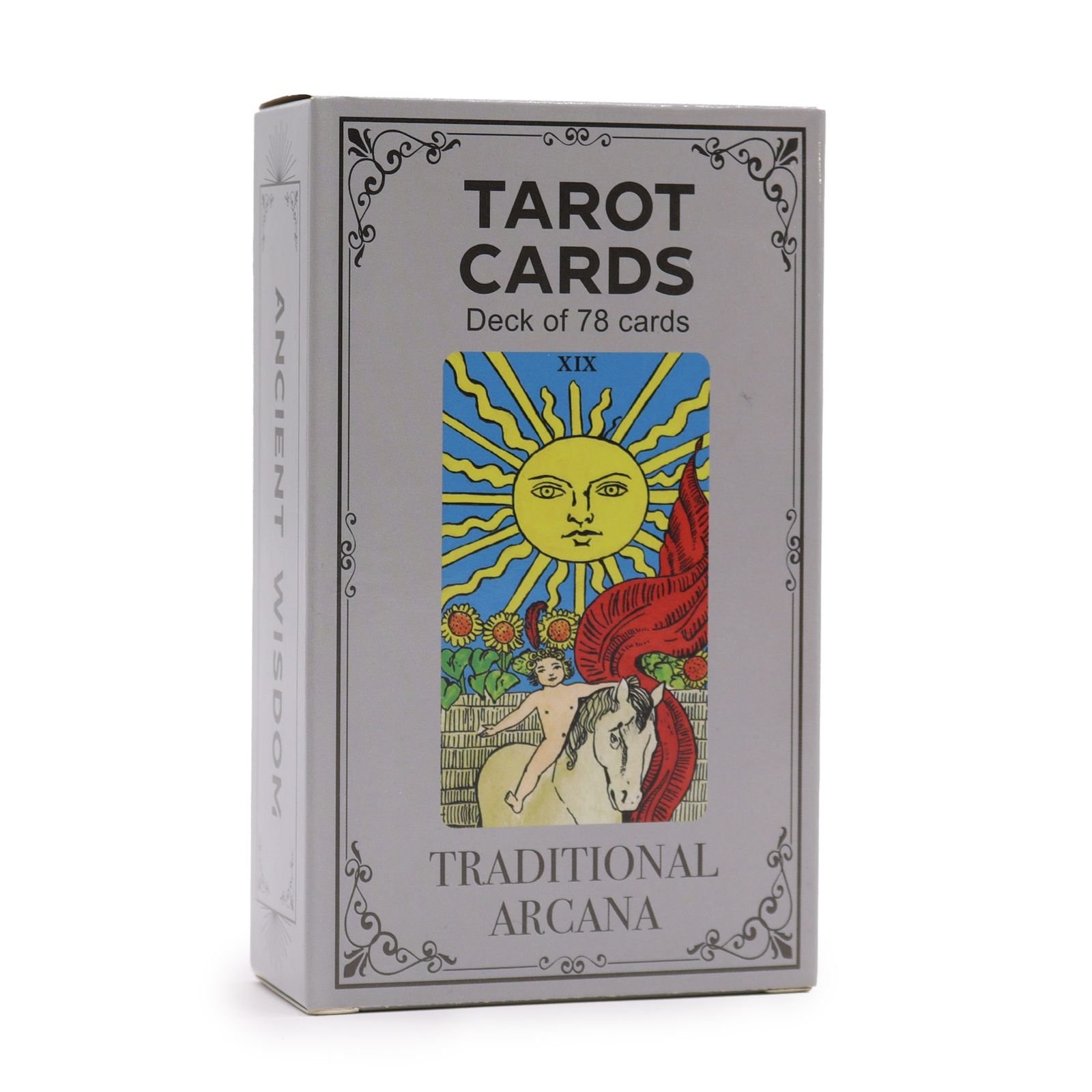bG9jYWw6Ly9tZWRpYS8xSi80RS82MFIzMEMxSDc0UjM0RTFKLzU2NGJkNDRiLmpwZWc.jpg Traditional Arcana Tarot Cards for Beginners with Guide Book