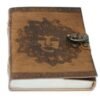 Greenman Leather Journal with Clasp, 15 x 20cm view 6