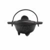 bG9jYWw6Ly9tZWRpYS8xSy9FRC82MFIzMEMxRzZSV0tFRDFLLzRlMWI4YTM3LmpwZWc.jpg Small Cast Iron Witches Cauldron with Pentagram 5x9cm