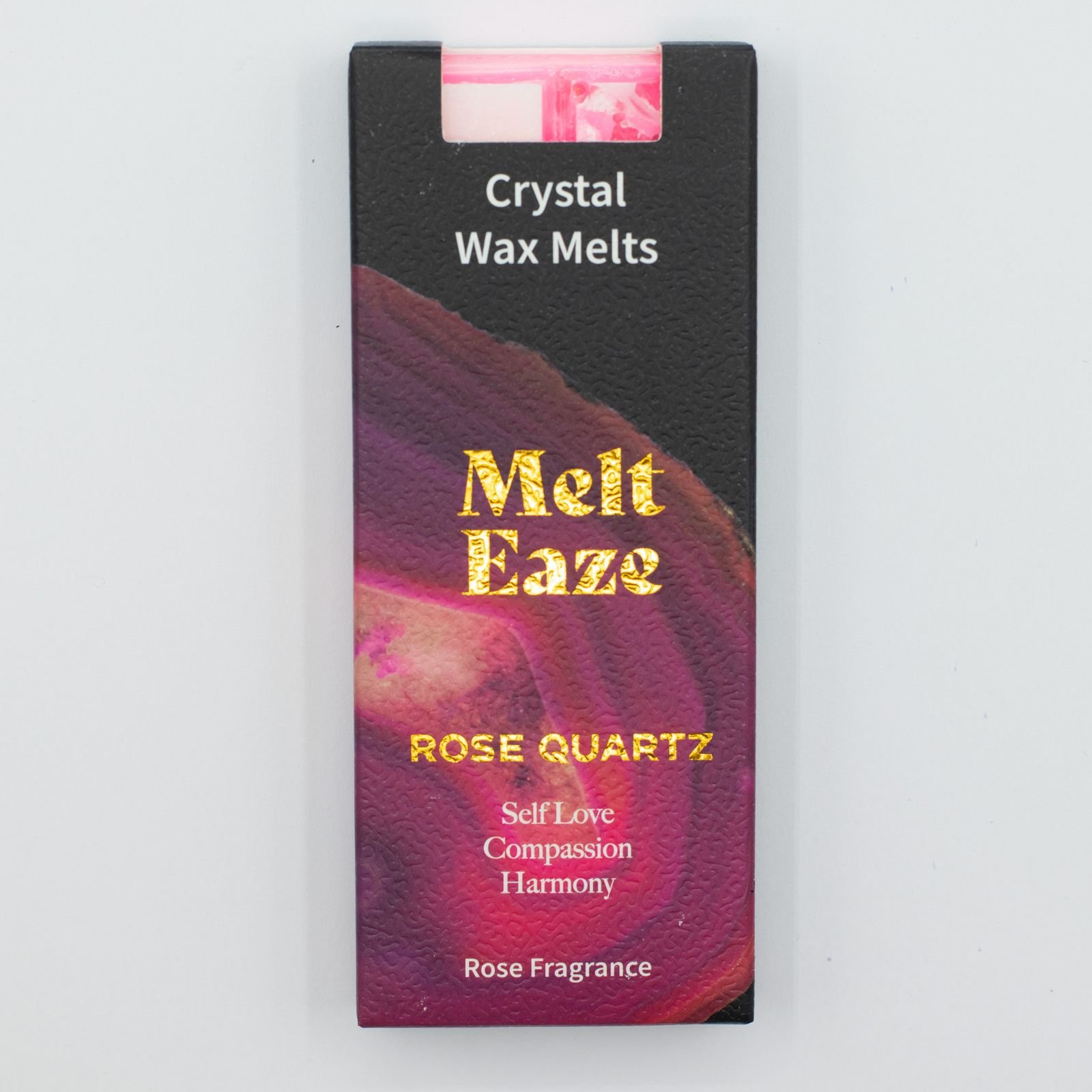 Rose Wax Melts 50g, Rose Quartz Love Crystal Melt view 3