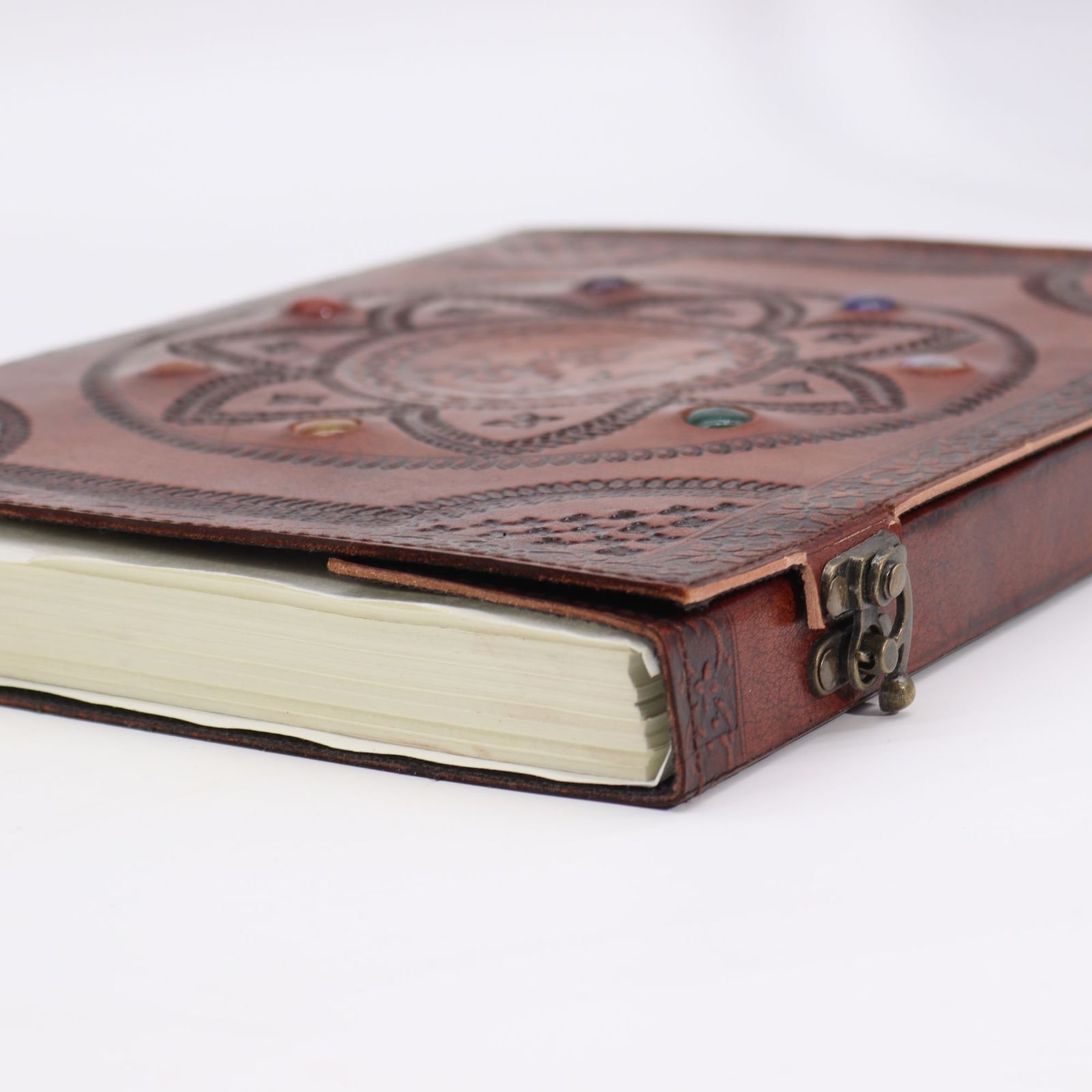 Chakra Dragon Mandala Leather Book 34 x 25cm