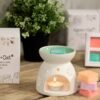 bG9jYWw6Ly9tZWRpYS8xUS9FRS82MFIzMEMxRzZNUzNFRTFRLzRlM2Q4ZDc5LmpwZWc.jpg Floral Ceramic Wax Melter with Four Soy Wax Melts view 15