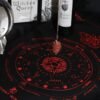bG9jYWw6Ly9tZWRpYS8xUS9FRS82MFIzMEMxSjYwVktFRTFRL2Y3MDBiZGJkLmpwZWc.jpg Sun Face pendulum board cloth in Black and Blood Red view 2