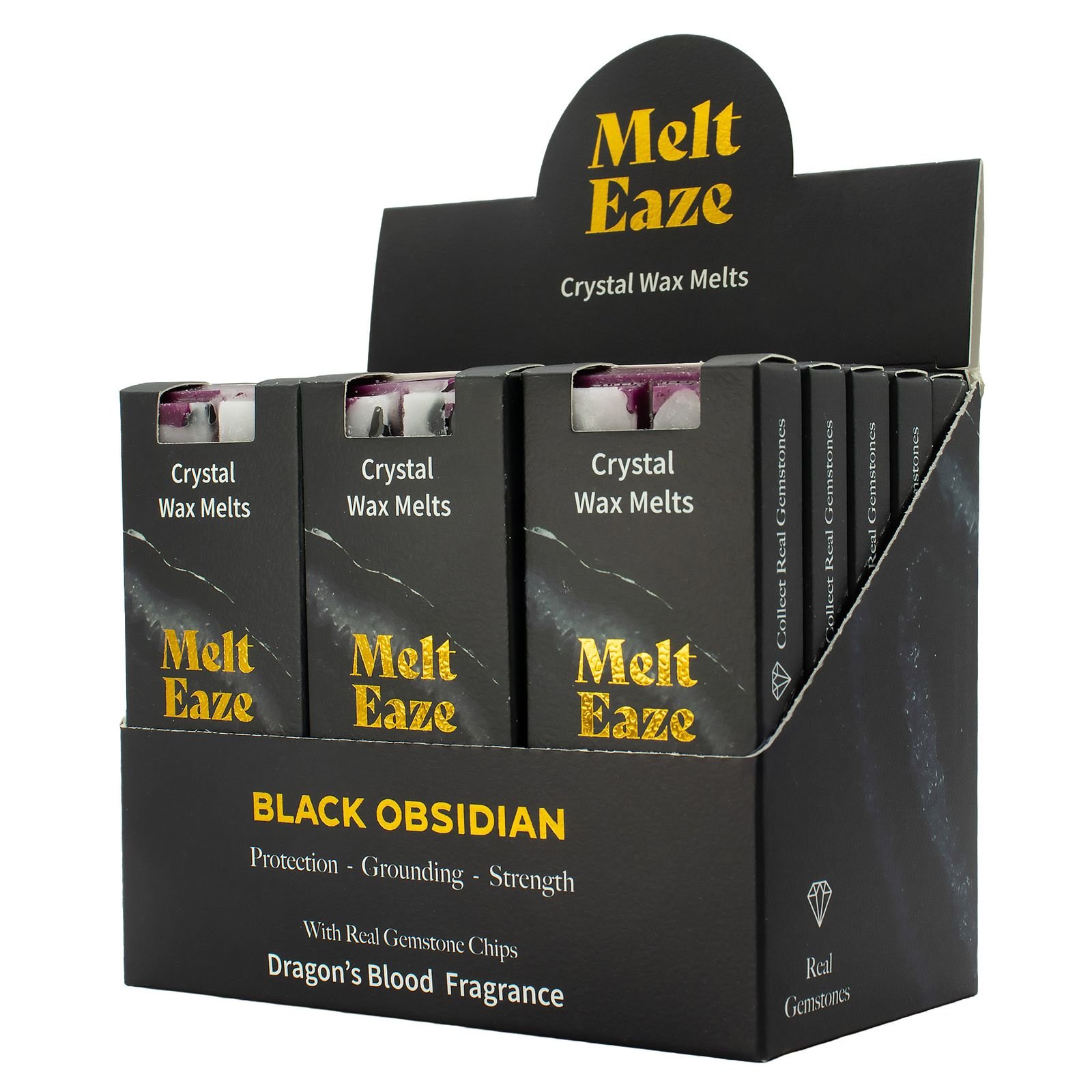 Dragons Blood Wax Melts 50g, Obsidian Shield Crystal Melt view 5
