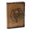 pentagram leather journal Pentagram and Skull Leather Journal, 18 x 13cm