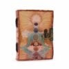 Buddha Seven Chakra Leather Journal 18 x 13cm