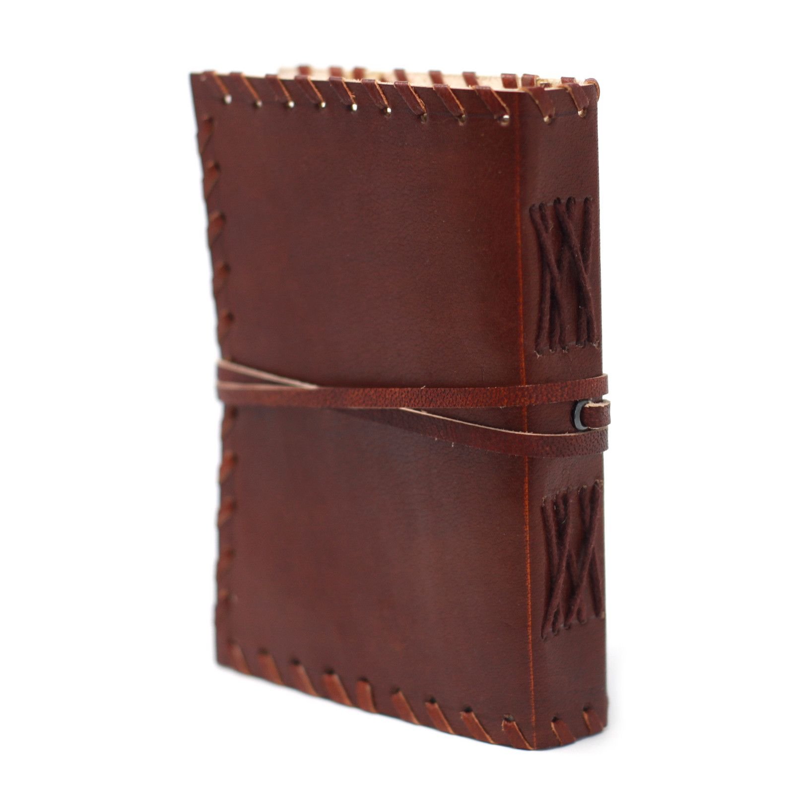 bG9jYWw6Ly9tZWRpYS9ISC80Qy82MFIzMEMxRzZNVjM0Q0hILzM1ZGI4YjI5LmpwZWc.jpg Book of Thoughts Leather Journal with Wrap, 15.5 x 12cm view 5