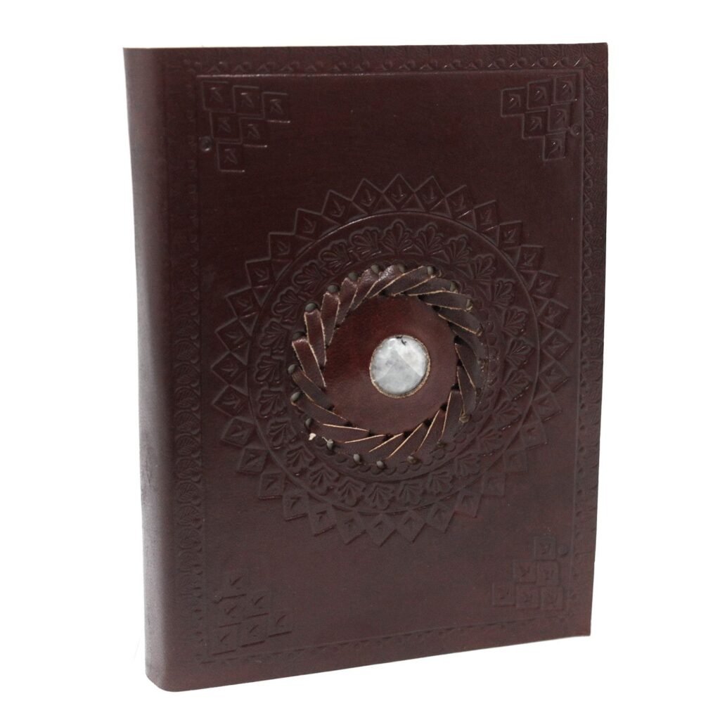 moonstone leather journal Moonstone Leather Journal, 17.5 x 12.5cm