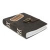 bG9jYWw6Ly9tZWRpYS9ISy80Qy82MFIzMEMxRzZNVjM0Q0hLL2JjODNmZWIyLmpwZWc.jpg Black Confessions Leather Journal with Clasp, 18 x 13cm view 2