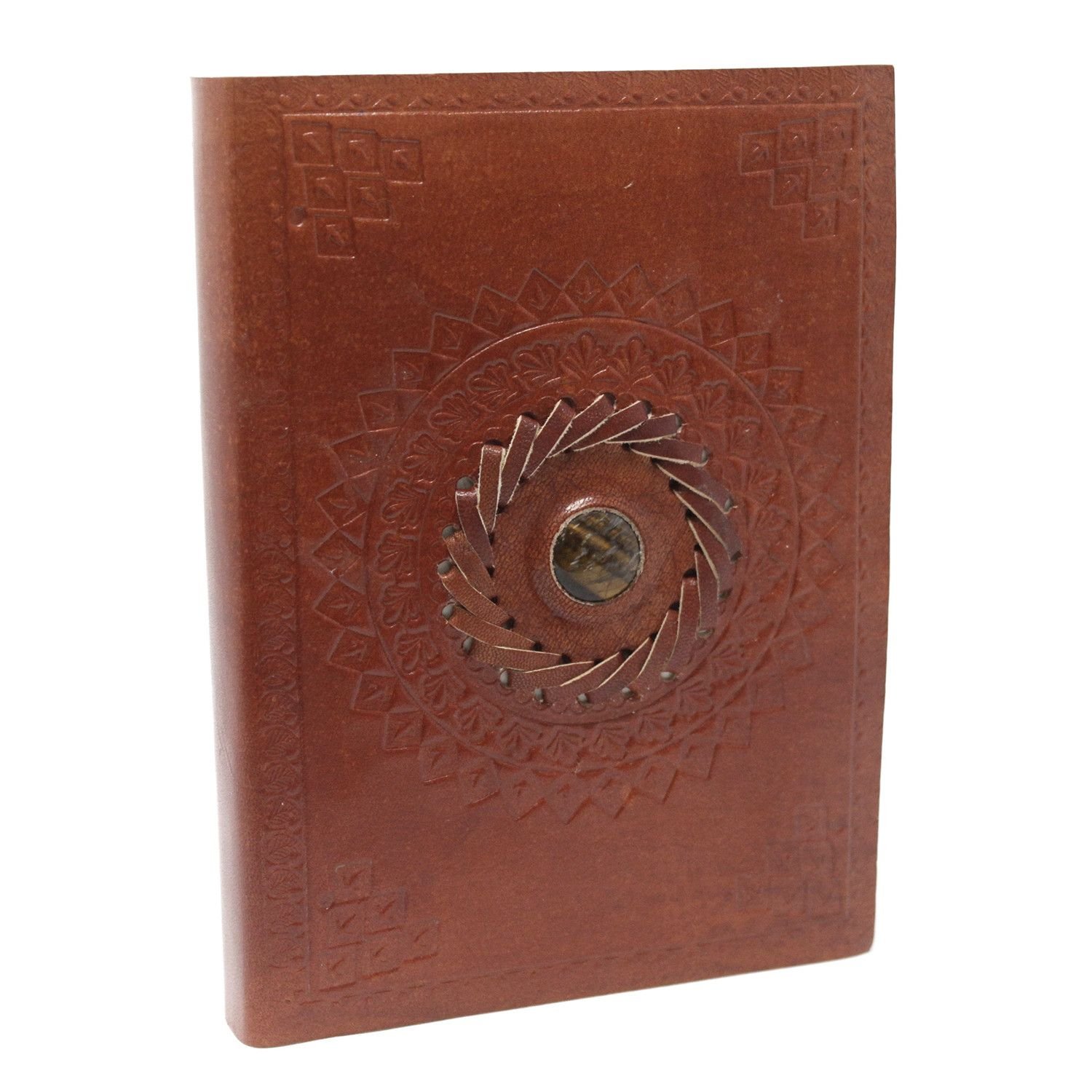 tigers eye leather journal Tigers Eye Leather Journal, 17.5 x 12.5cm
