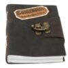 bG9jYWw6Ly9tZWRpYS9ITS80Qy82MFIzMEMxRzZNVjM0Q0hNLzMzOWYzYTQ2LmpwZWc.jpg Black Confessions Leather Journal with Clasp, 18 x 13cm view 3