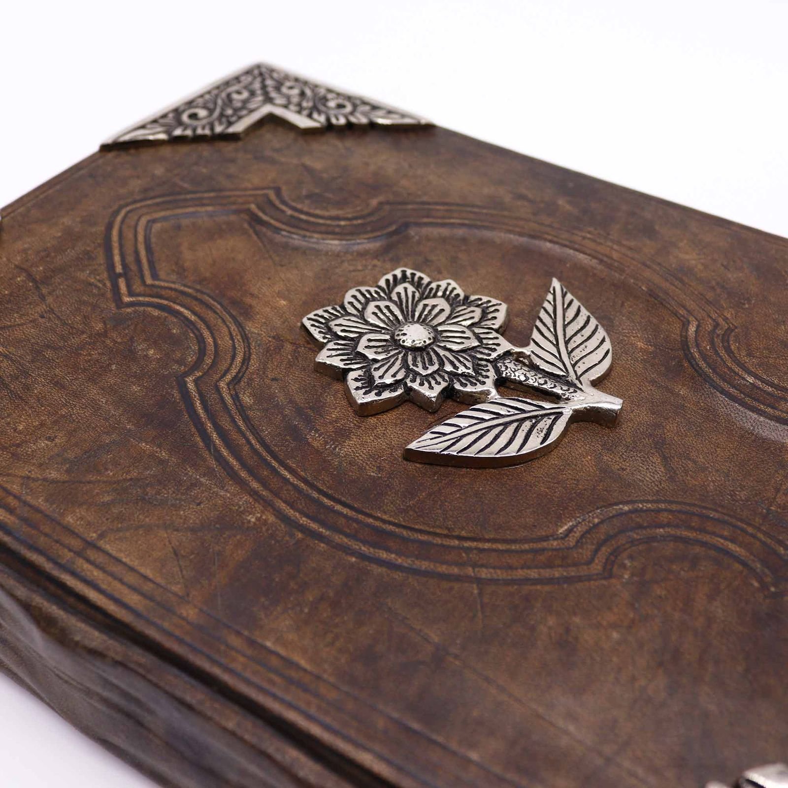 Rose Leather Book of Shadows, 26 x 18cm view 2